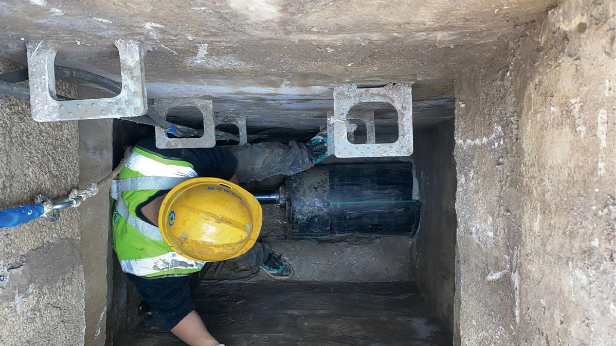 青山HDPE短管内衬法